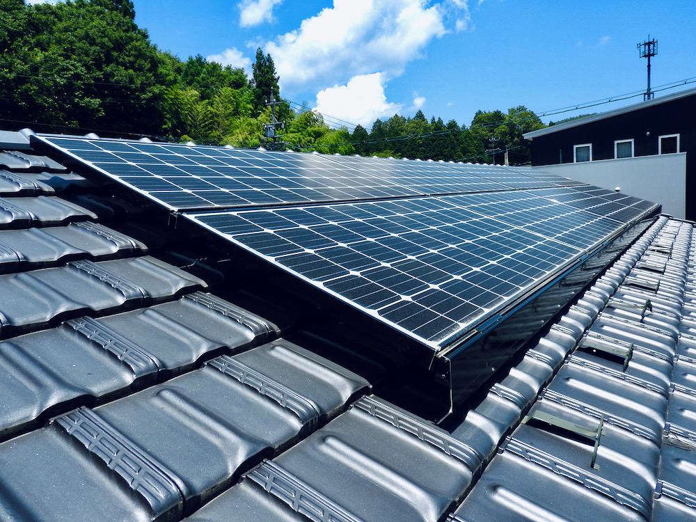 屋根の太陽光発電
